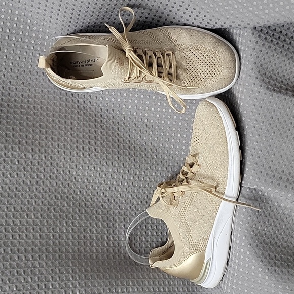 Easy Spirit Shoes - Easy Spirit Gold Sejacie2 Comfort Tennis Shoe Size 9.5